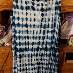 Blue tie dye dress Avenue 9